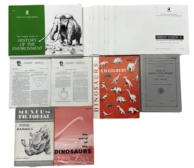Lot 317 - A collection of books relating to dinosaurs...