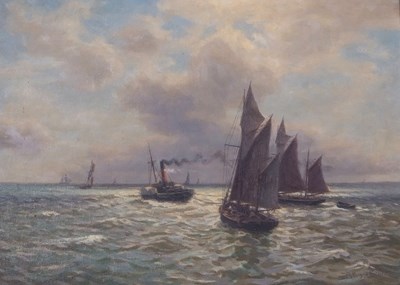 Lot 720 - Robert Bagge Scott (1849-1925), "Trawlers...