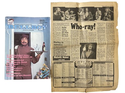 Lot 170 - THE WHO - Bellboy Magazine 1976 - The Official...