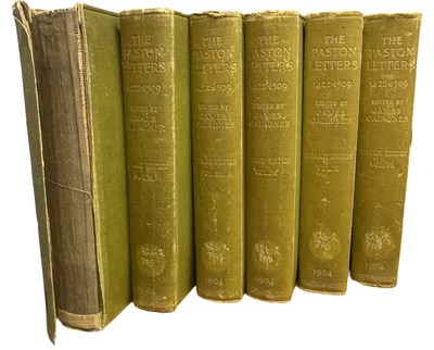 Lot 96 - JAMES GARDINER THE PASTON LETTERS AD 1422-1509,...