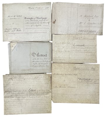 Lot 592 - ONE PACKET: Various vellum documents...