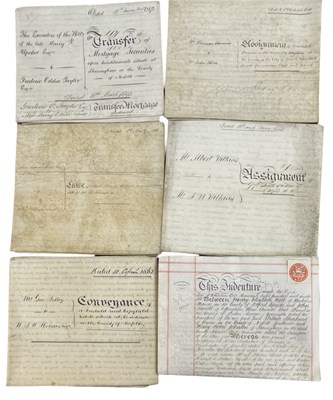 Lot 594 - ONE PACKET: Various vellum documents...