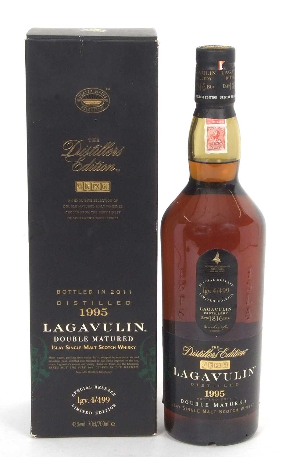 Lot 177 - LAGAVULIN 1995 DISTILLERS EDITION SINGLE MALT WHISKY