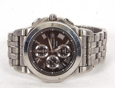 Lot 435 - A Seiko Alarm chronograph gents wristwatch,...