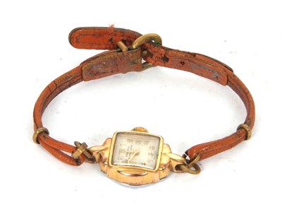 Lot 310 - A ladies Ingosol wristwatch, it has a manually...