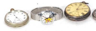 Lot 455 - Mixed lot of Disney wristwatches and two...