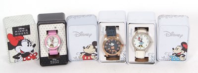 Lot 455 - Mixed lot of Disney wristwatches and two...
