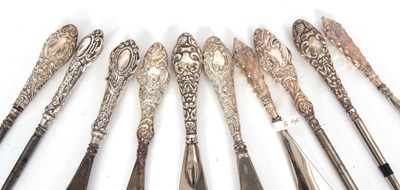 Lot 283 - Group of five pairs of Victorian/Edwardian...