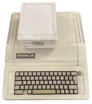 Lot 293 - A 1983 Apple IIe Computer, together with Apple...