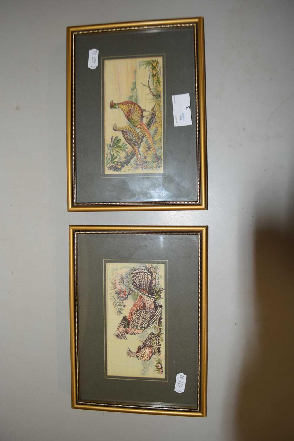 Lot 3 - Cashs of Coventry, silk work pictures Ruffed...