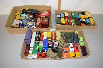Lot 10 - Three boxes of various toy cars