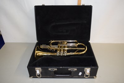 Lot 12 - A Blessing USA trumpet, lacking mouthpiece, cased