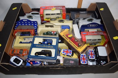 Lot 31 - Box of various toy vehicles
