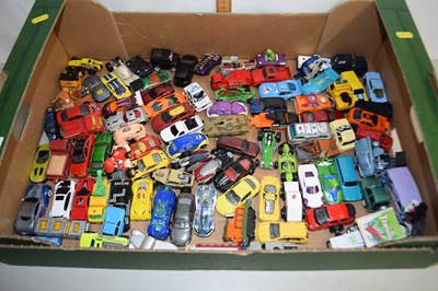 Lot 34 - Box of assorted toy vehicles