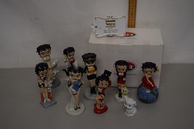 Lot 58 - Collection of Wade Betty Boop figures