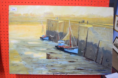 Lot 310 - Alistair Kilburn (contemporary), 'Shrimp boats...