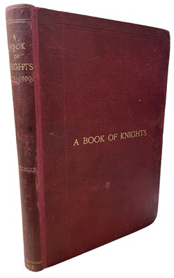 Lot 101 - WALTER C METCALFE: A BOOK OF KNIGHTS, London,...