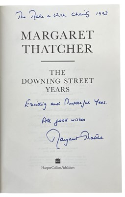 Lot 280 - SIGNED MARGARET THATCHER: THE DOWNING STREET...