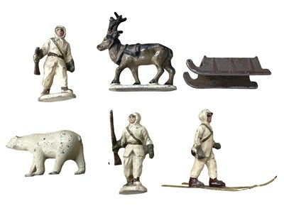 Lot 96 - An interesting group of die-cast figures,...