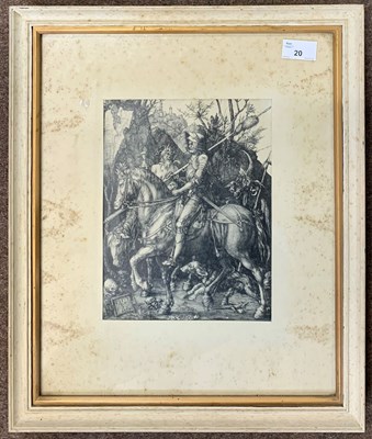 Lot 1155 - After Albrecht Durer (1471-1528), "Knight,...