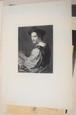 Lot 333 - Folder of Old Master and Victorian prints