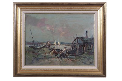 Lot 705 - Jack Cox (1914-2007), The Old Whelk House, oil...