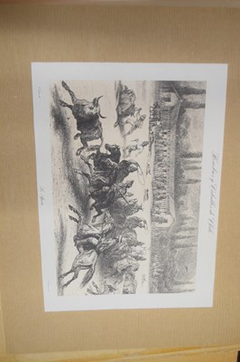 Lot 341 - Folder of 19th century engravings, mainly...
