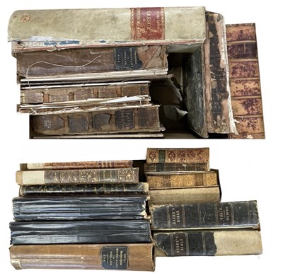 Lot 431c - TWO BOXES: Various antiquarian bindings a/f