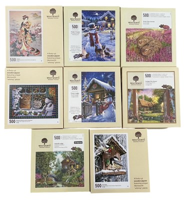 Lot 252 - Eight Wentworth 500-piece wooden jigsaw puzzles.