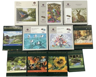 Lot 253 - Eleven various Wentworth wooden jigsaw puzzles,...