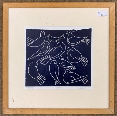 Lot 99 - Nicholas Barnham (b.1939), 'Doves', artist...