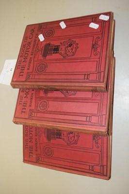 Lot 61 - Three volumes of The Book of the Motor Car