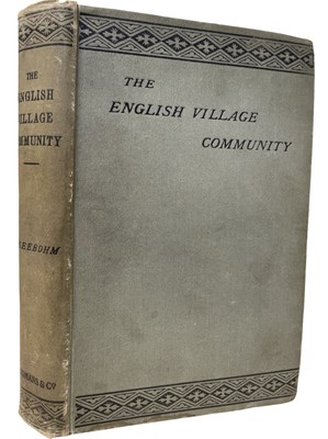 Lot 440 - FREDERIC SEEBOHM: THE ENGLISH VILLAGE...