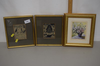 Lot 101 - Pair of reproduction Japanese prints together...