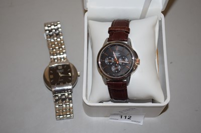 Lot 112 - A Pulsar gents wristwatch and one other