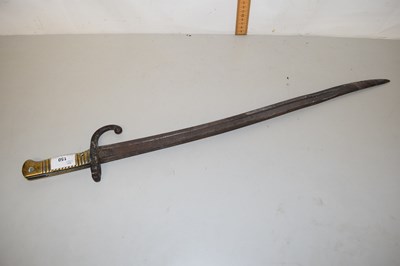 Lot 150 - 19th Century French bayonet, worn condition