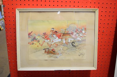 Lot 206 - Mitrich, signed and dated 1922, pen, ink and...