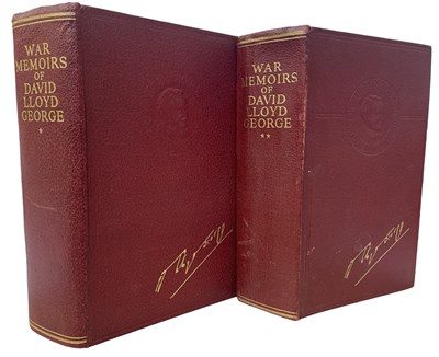 Lot 396 - WAR MEMOIRS OF DAVID LLOYD GEORGE, in 2...