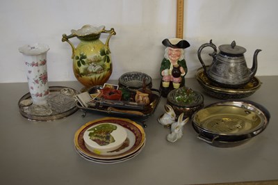 Lot 230 - Mixed Lot: Various silver plated wares, Toby...