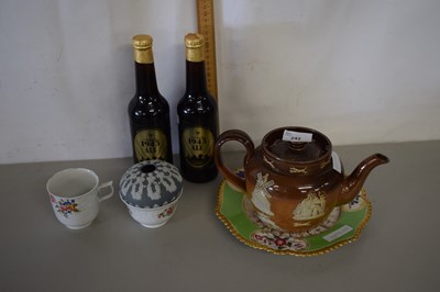 Lot 242 - Mixed Lot: A Royal Doulton stone ware teapot,...