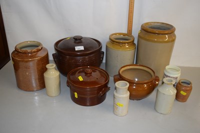 Lot 253 - Mixed Lot: Various kitchen jars, serving...