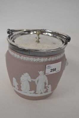 Lot 298 - Wedgwood Lilac Ground Biscuit Barrel 19th Century