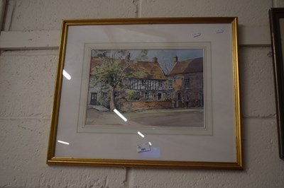 Lot 291 - Howlett, study of a wood framed house,...