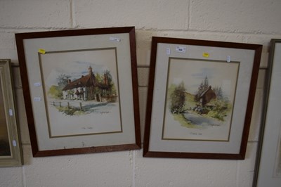 Lot 308 - A pair of studies by Douglas West of Pitts...