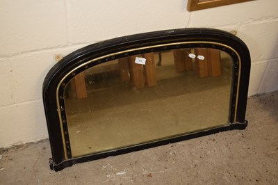 Lot 311 - Late Victorian small over mantel mirror in...