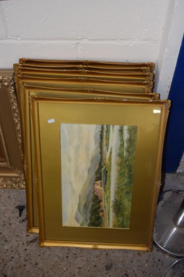 Lot 323 - Grace Hawkins, a set of six watercolour...