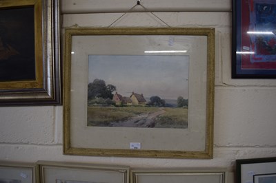 Lot 326 - Sylvester Stannard, study of rural cottages,...