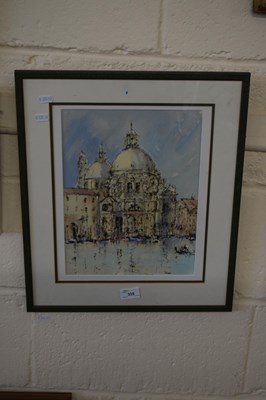 Lot 335 - Brian Ryder, study of a Venetian scene, framed...