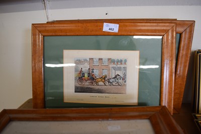 Lot 462 - After Henry Alken, four maple framed coaching...