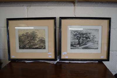 Lot 471 - After Thomas Gainsborough a pair of monochrome...